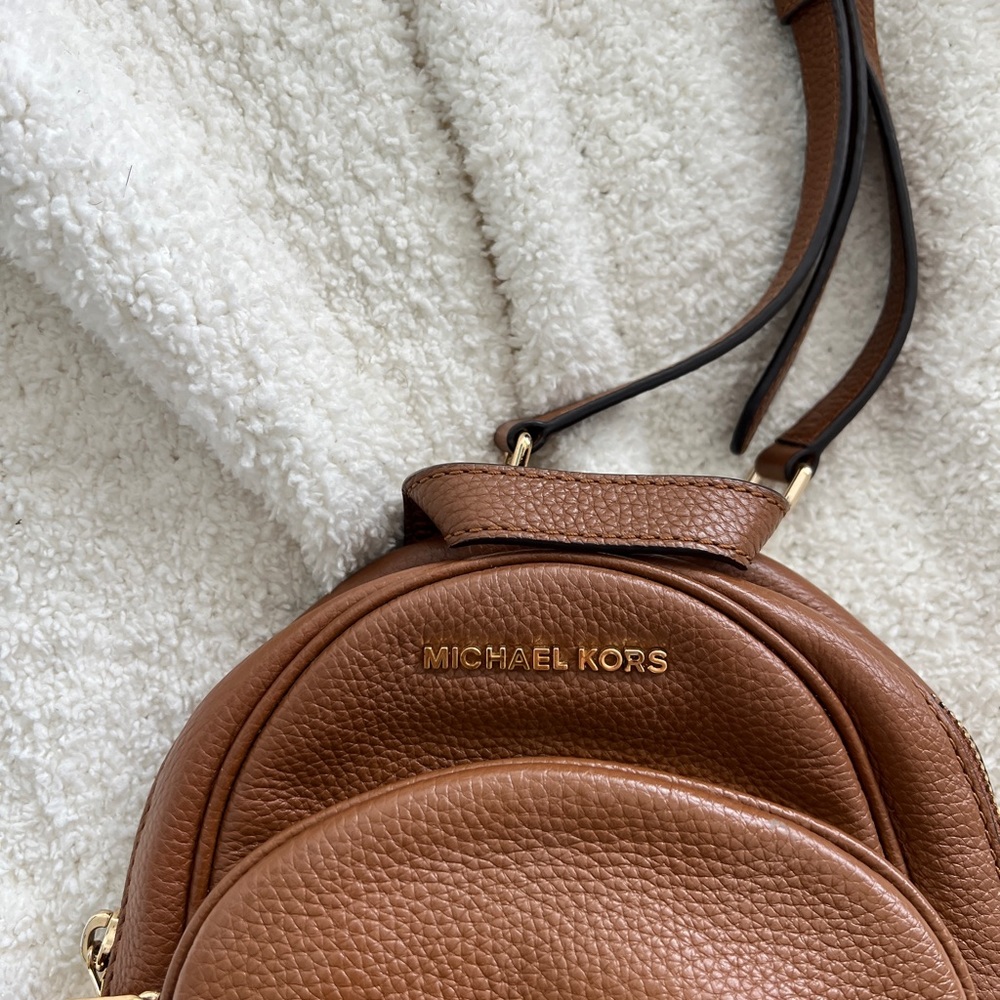Michael Kors Mini Backpack Brown - image 2